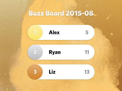 Leaderboard 019 dailyui ui