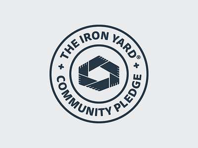 TIY Community Pledge Badge badge community iron iron yard pledge tiy yard
