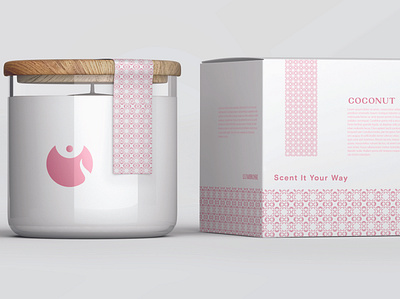 LumiRose - Brand Identity branding candle design feminine graphic design illustrator logodesign logotype luxurious packaging