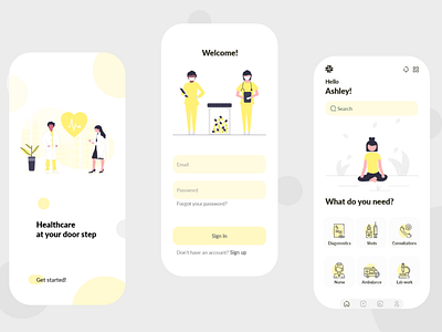 Medical Service App Design