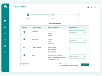 Contact Import - Cluster