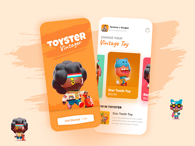 Toy Shop App Concept-Ankit Kumar 3d 3d charcter app application creative design dribbble2022 ecommerce game app graphic design kids kids app landingpage mobile app shop ui website