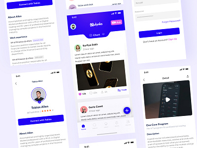Crypto wallet & Edu App animation application design bankit clean coin crypto currency dribbble2022 education finance fintech fintech app logo mentor ofspace ui wallet