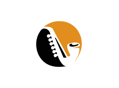 Music Logo branding design flat illustrator logo minimal music music logo