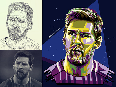 messi wpap art