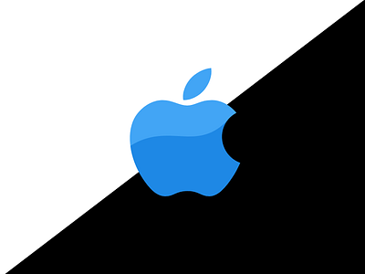 Apple Logo Design app app design apple black black white blackandwhite branding design illustration logo mac mac os macos typography ui ux vector white