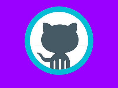 GitHub Logo (First Variation) app branding design github graphic design icon illustration logo octocat typography ui ux vector