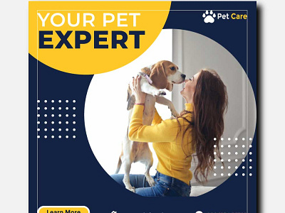 Your pet expert social media banner advertisement advertisment background design banner ad banner design cover design illustration instagram banner poster design product design social media design