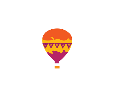 Hot Air Balloon/ Challenge 2/ Entry 3 art design illustration logo typography vector