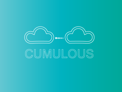 Cloud computing logo concept