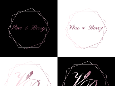Vine and Berry Minimalistic logo art branding daily 100 challenge dailylogo dailylogochallenge design logo minimal typography vector
