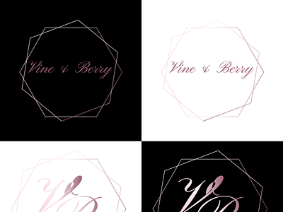 Vine and Berry Minimalistic logo