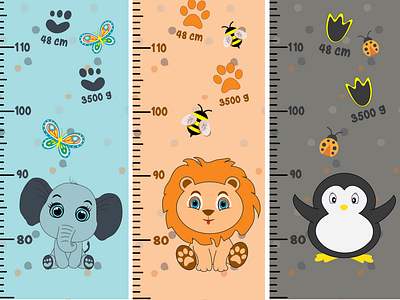 Kids height measuring stick design