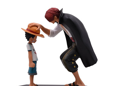 Figurine One Piece Luffy and Shanks actionfigure figurine figurinestore luffy onepiece shanks