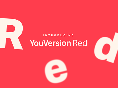 Introducing YouVersion Red