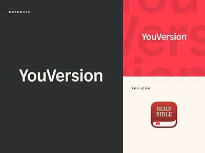 YouVersion Rebrand Logo bible bible app logo rebrand red youversion