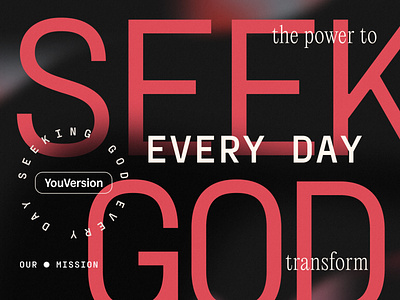 Seek God app bible god mission seeking god typography youversion