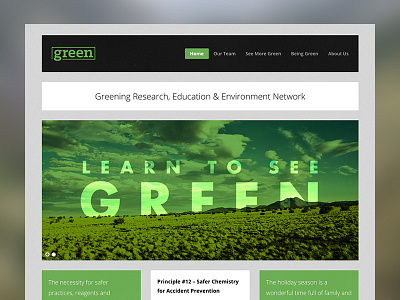 Greening Research Website