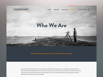 Duderstadt Site - About about d duderstadt orange site supply surveyor wordpress