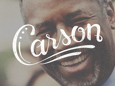 Carson Hand Lettering ben carson hand lettering president sketch vector