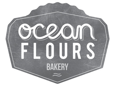 OceanFlours 1930s bakery branding flour logo ocean old