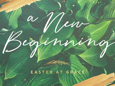 A New Beginning – Easter 2019 church easter grace logo series sermon