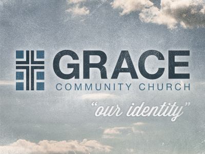 Grace Identity Launch church cross god grace logo rebranding