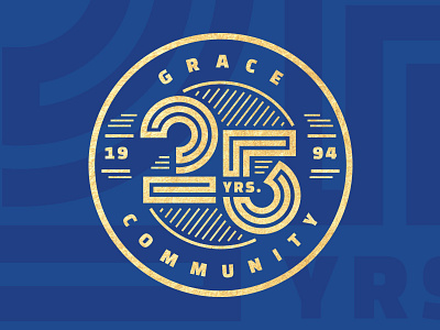 25th Anniversary - Grace Community Church 25 anniversary church logo year