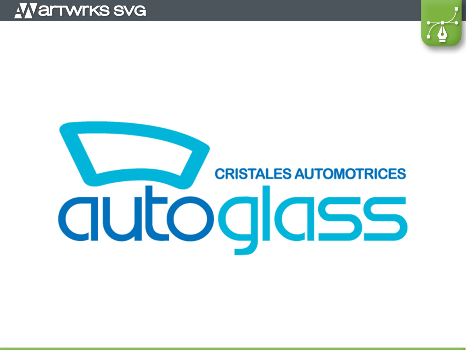 Custom Business Logo Design - Autoglass by Luis De la Torre on Dribbble