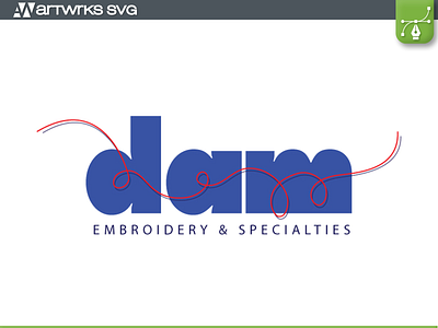 Custom Business Logo Design - DAM