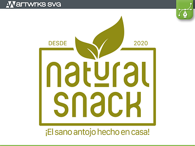 Custom Business Logo Design - Natural Snack