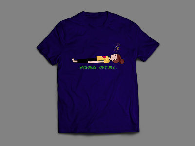 Yoga Girl Tshirt tshirt design