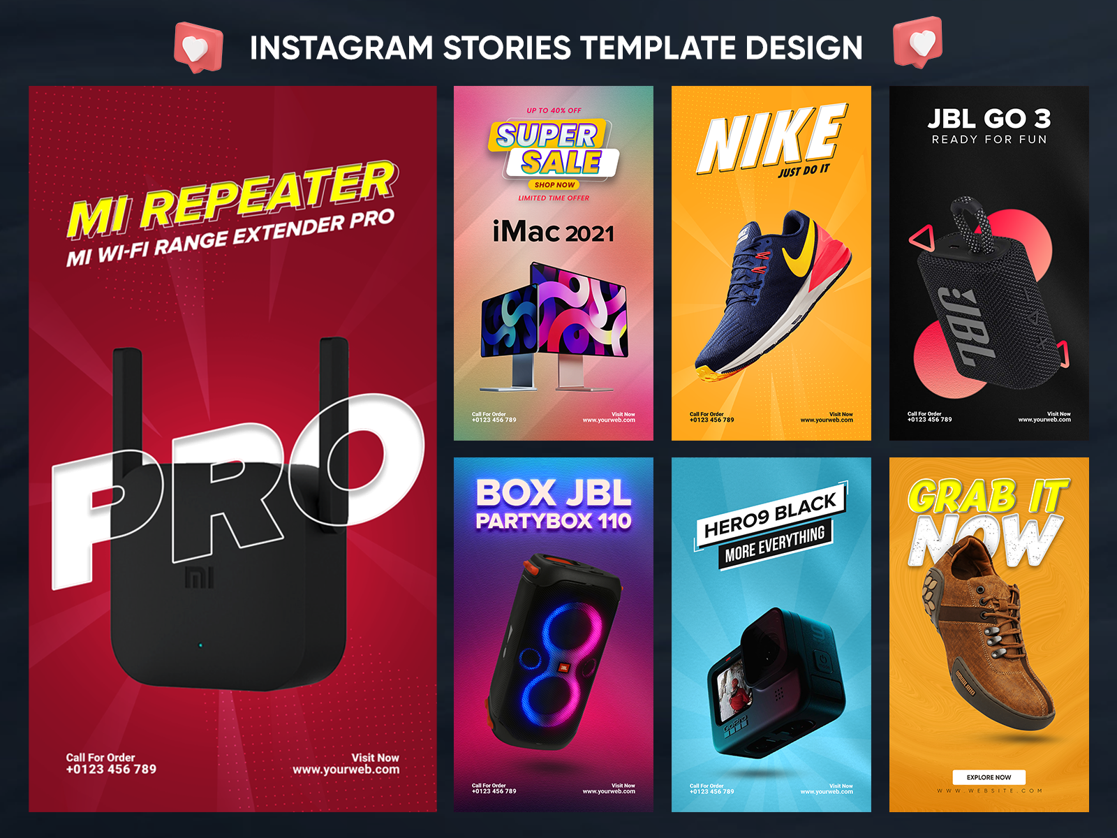 Instagram Stories Template Design By Robi Jith On Dribbble