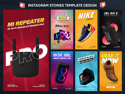 Instagram Stories Template Design
