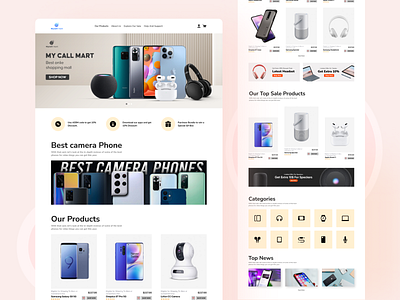 eCommerce Website: Homepage Design