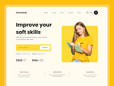 CourseLab Online Course Landing Page