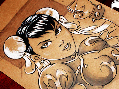 Dribbble chun li streetfighter 2