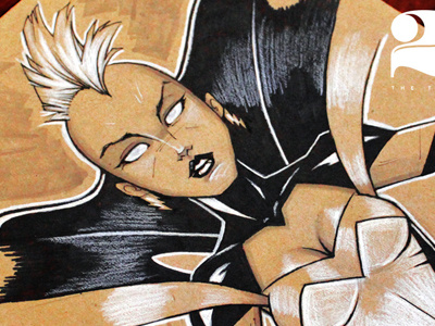 Storm (X-men) - The 25 drawing challenge geek art original art pen and ink storm xmen