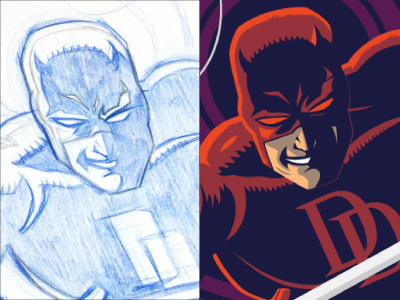 Dribbble daredevil salvatier tanoshiboy