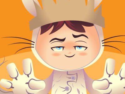Where The Wild Things Are Tribute (WIP) character design illustration vector where the wild things are
