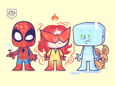 Lil BFFs - Spider-man and his Amazing Friends digitalart illustration lil bffs marvel spiderman vector