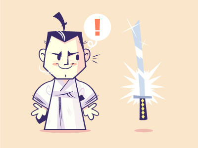 Lil BFFs - Samurai Jack cartoon network character design illustration lil bffs samurai jack