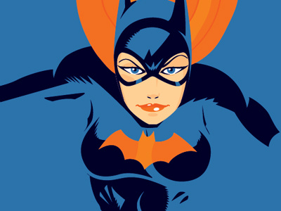 I Heart Batgirl batgirl comics girl illustration vector