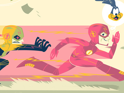 Accelerati incredibilus (The Flash TV) character design dc comics flash gallery 1988 illustration