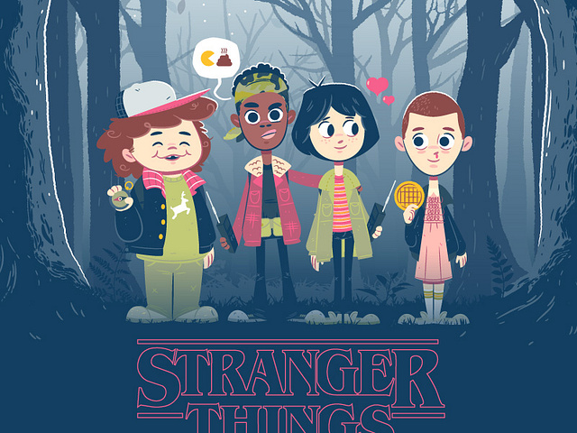 Stranger Things by Dennis Salvatier - tanoshiboy on Dribbble