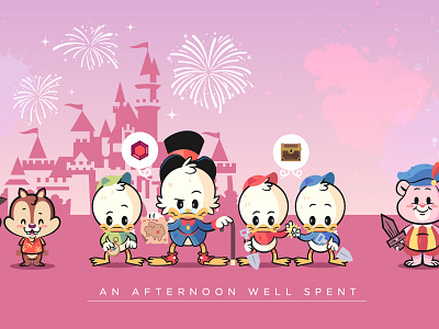 Lil BFFs - an Afternoon Well Spent character design disney illustration lil bffs