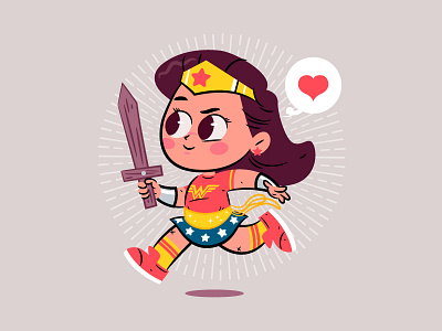 Wonder Woman Day character design dc comics illustration wonder woman