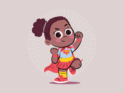 Lil Girl Power - Jayda character design dccomics illustration supergirl