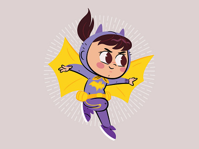 Lil Girl Power- Isabel batgirl character design dccomics illustration