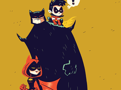 Bat Family Matters batman character design dccomics illustration